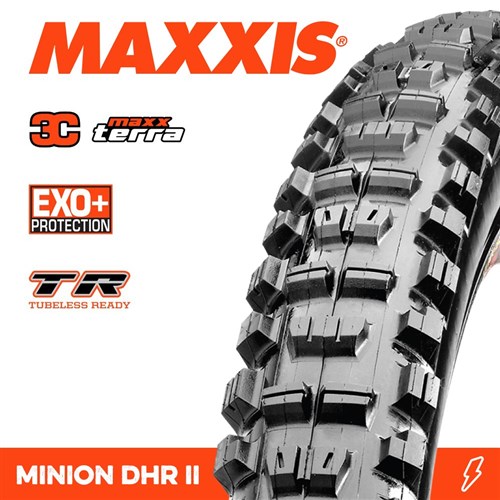 MINION DHR II 27.5 X 2.60 3C TERRA EXO+ TR FOLD 60TPI E-25