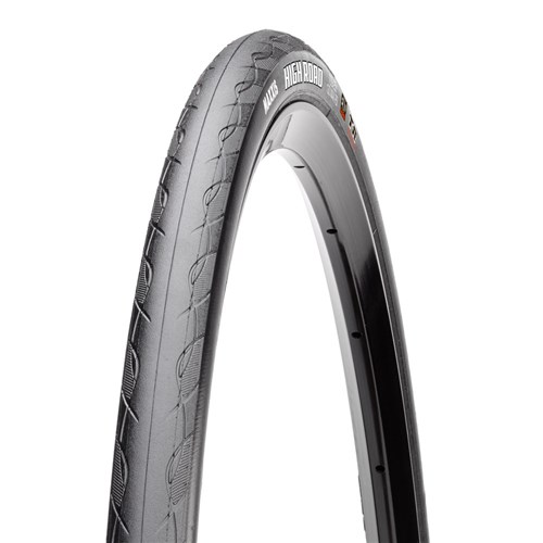 Black MAXXIS High Road Folding Tire 700 x 23C/25C 120TPI Hypr K2 Bike Tyres