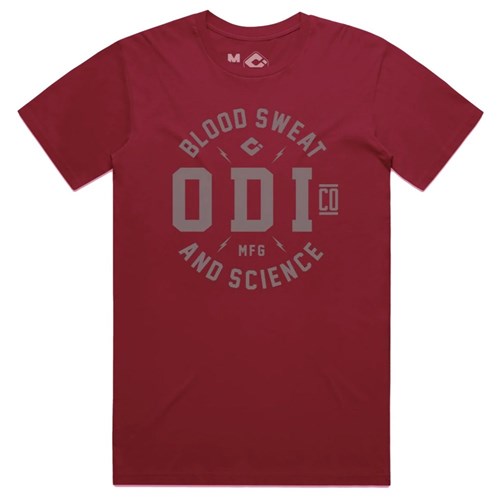 ODI TEE TOKEN MAROON / GREY